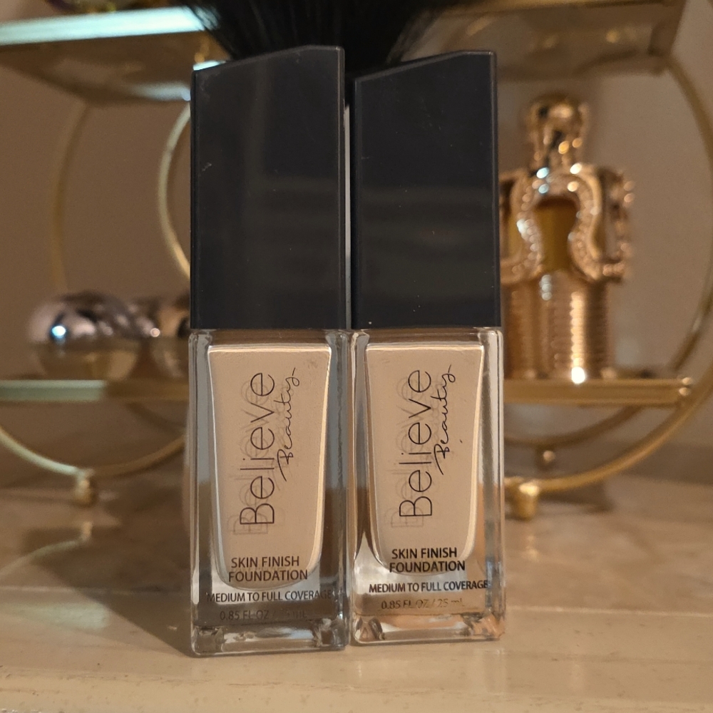 ✨ Believe Beauty  Skin Finish Foundation Bundle | Shade Shell | Set of 2 | New